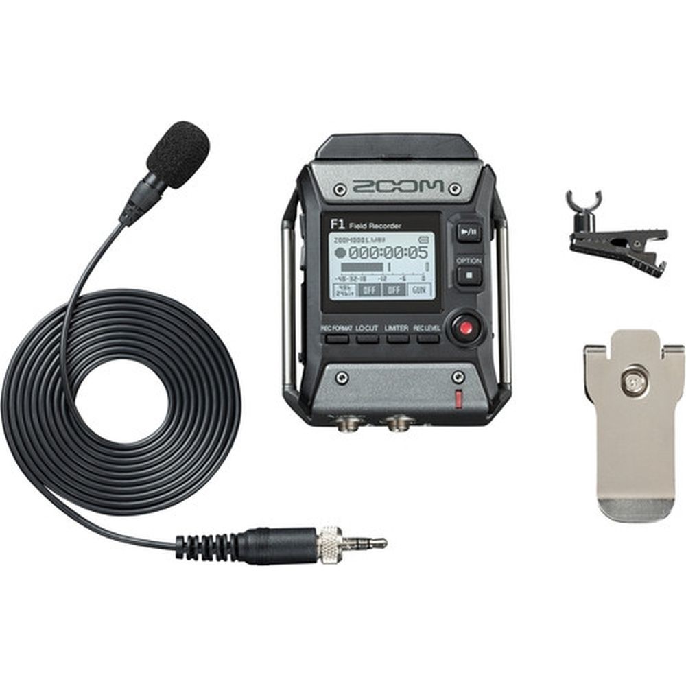 Zoom F1-LP Enregistreur de terrain avec microphone Lavalier + sac de transport