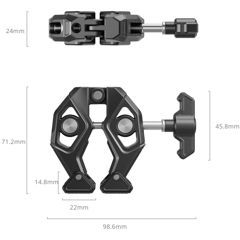 SmallRig 5319 Pince en forme de crabe