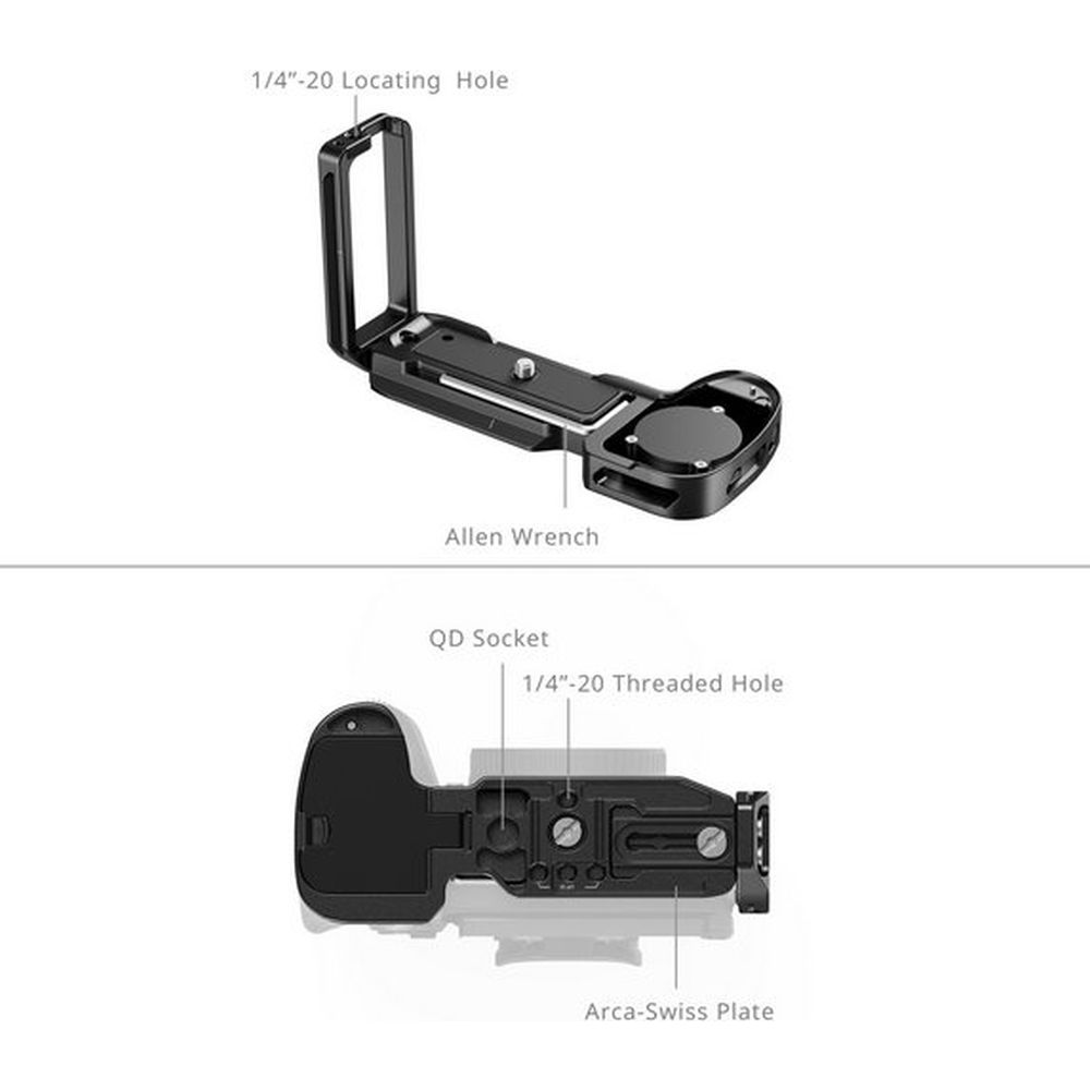 SmallRig 5188 Plaque de Montage en L pour Sony Alpha 1 II / Alpha 9 III