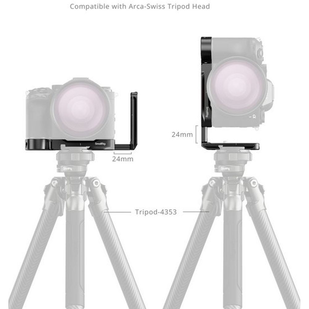 SmallRig 5188 Plaque de Montage en L pour Sony Alpha 1 II / Alpha 9 III