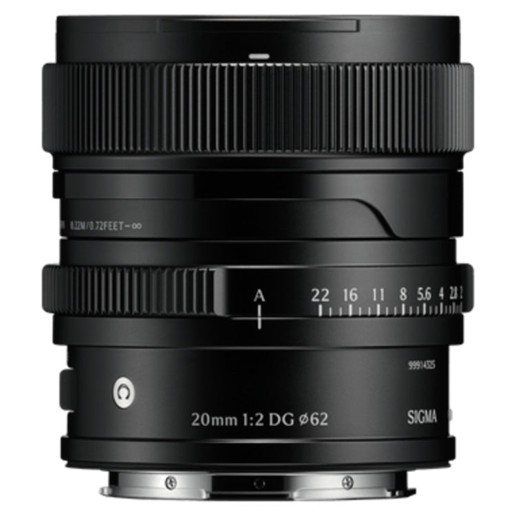SIGMA 20mm f/2 DG Contemporary Sony E-mount - Black