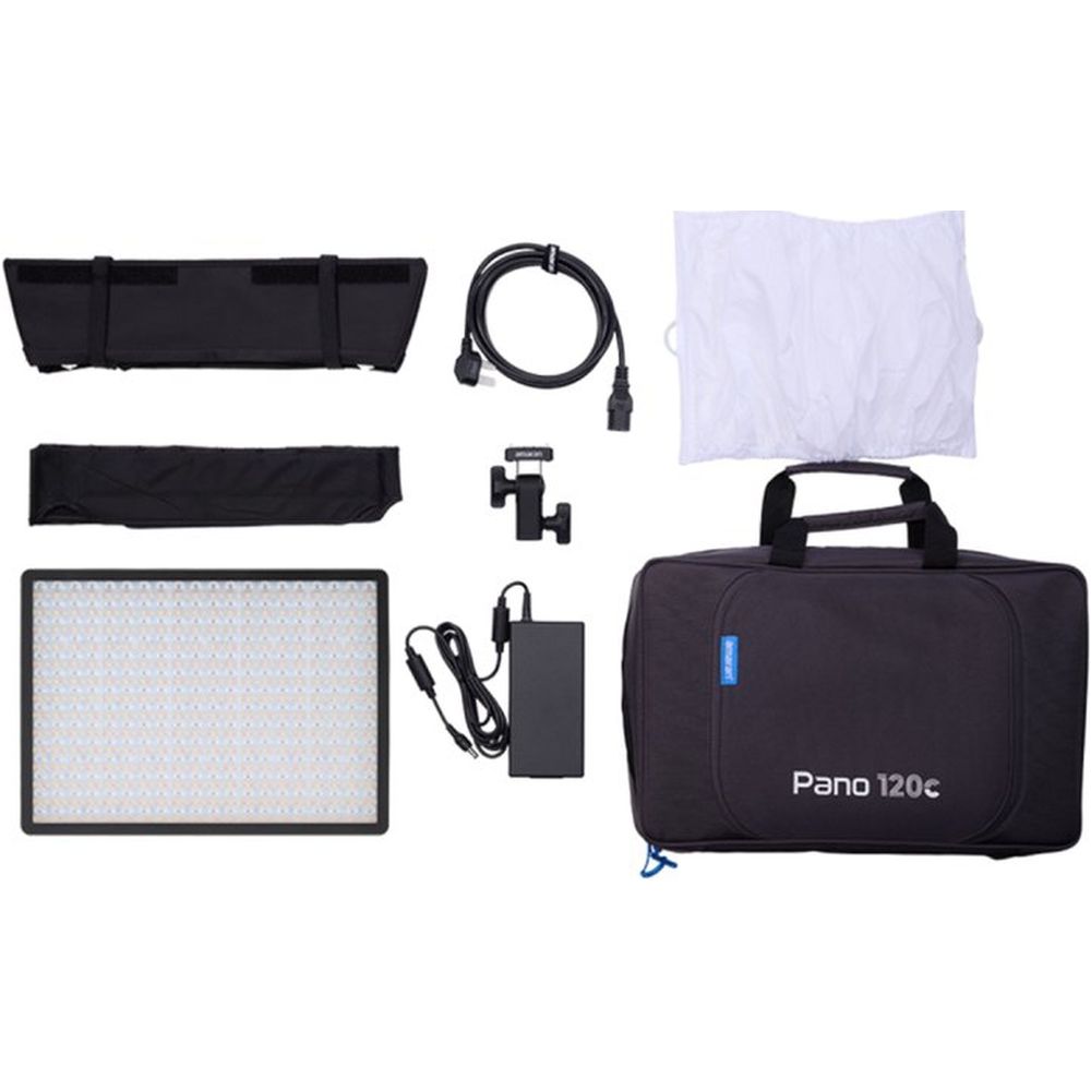 Amaran Pano 120c Kit, Holzkohle (EU-Version)