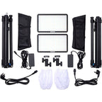 Amaran Pano 60c 2-Light Kit, Holzkohle (EU-Version)