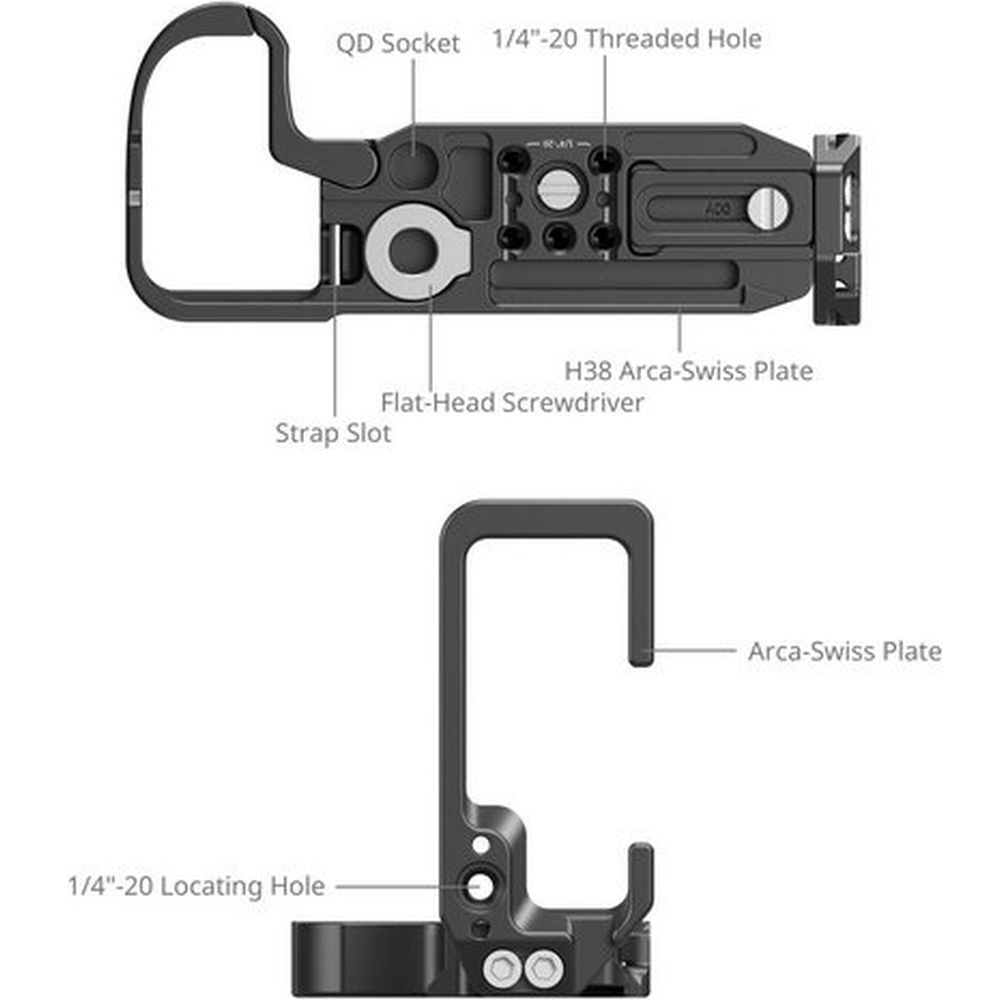 SmallRig 5256 Plaque de Montage en L pour Nikon Z5II