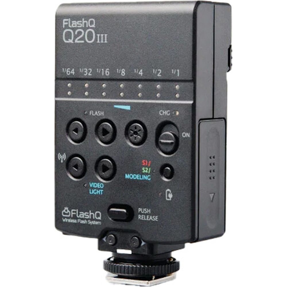 FlashQ Q20III Handblitz schwarz