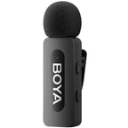 Boya BY-V10 V2.0 Drahtloses Lavalier-Mikrofon für USB-C - 1 x TX und 1 x RX
