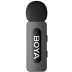 Boya BY-V20 V2.0 Drahtloses Lavalier-Mikrofon für USB-C - 2 x TX und 1 x RX