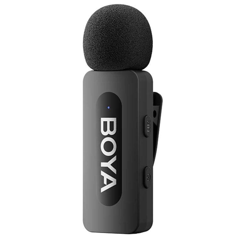 Boya BY-V2 V2.0 Drahtloses Lavalier-Mikrofon für Lightning - 2 x TX und 1 x RX