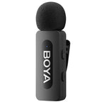 Boya BY-V2 V2.0 Drahtloses Lavalier-Mikrofon für Lightning - 2 x TX und 1 x RX