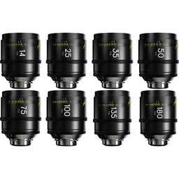 DZOFilm Arles 14/21/25/35/50/75/100/135mm FF/VV Prime Cine Lens PL mount (metre)