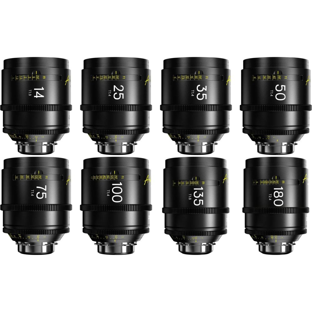DZOFilm Arles 14/21/25/35/50/75/100/135mm FF/VV Prime Cine Objectif PL monture (metre)