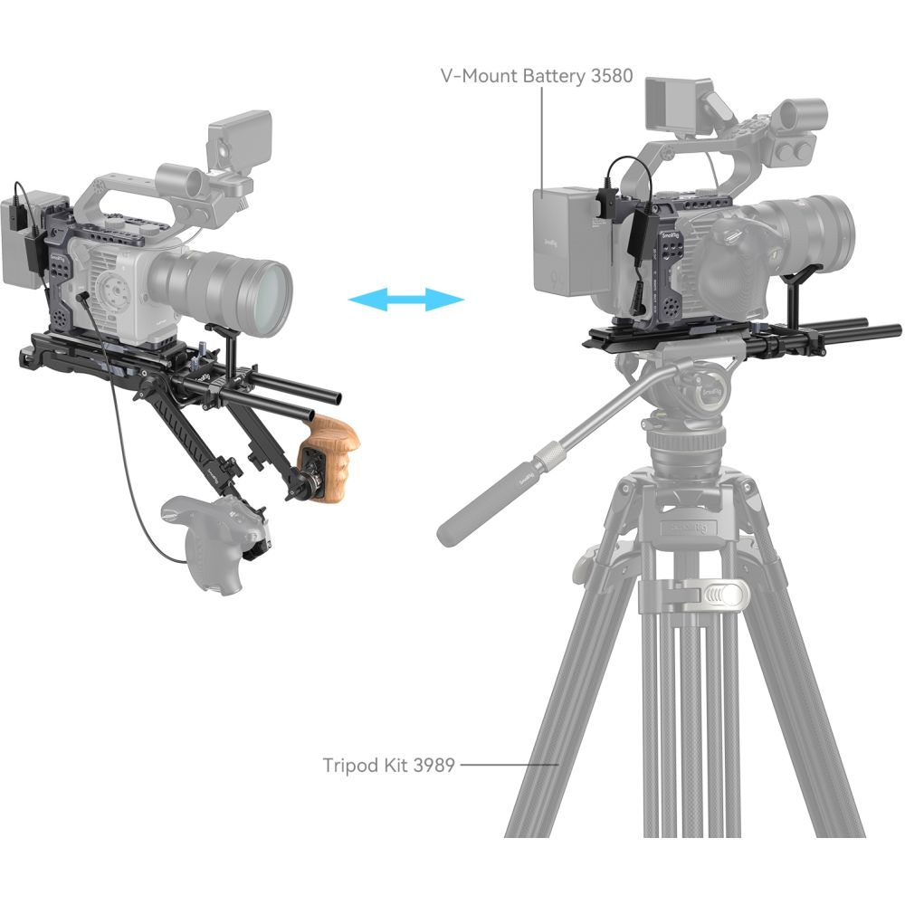 SmallRig 4125B Schulter-Rig Kit für Sony FX6