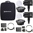Elinchrom LED 100 C LED Licht Dual Kit mit Ladegerät