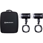 Elinchrom LED 100 C LED Licht Dual Kit mit Ladegerät
