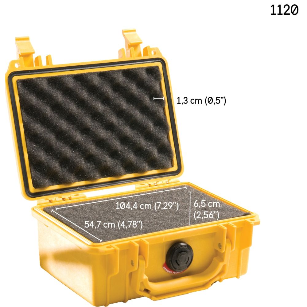 Peli 1120 Schaumstoff gelb