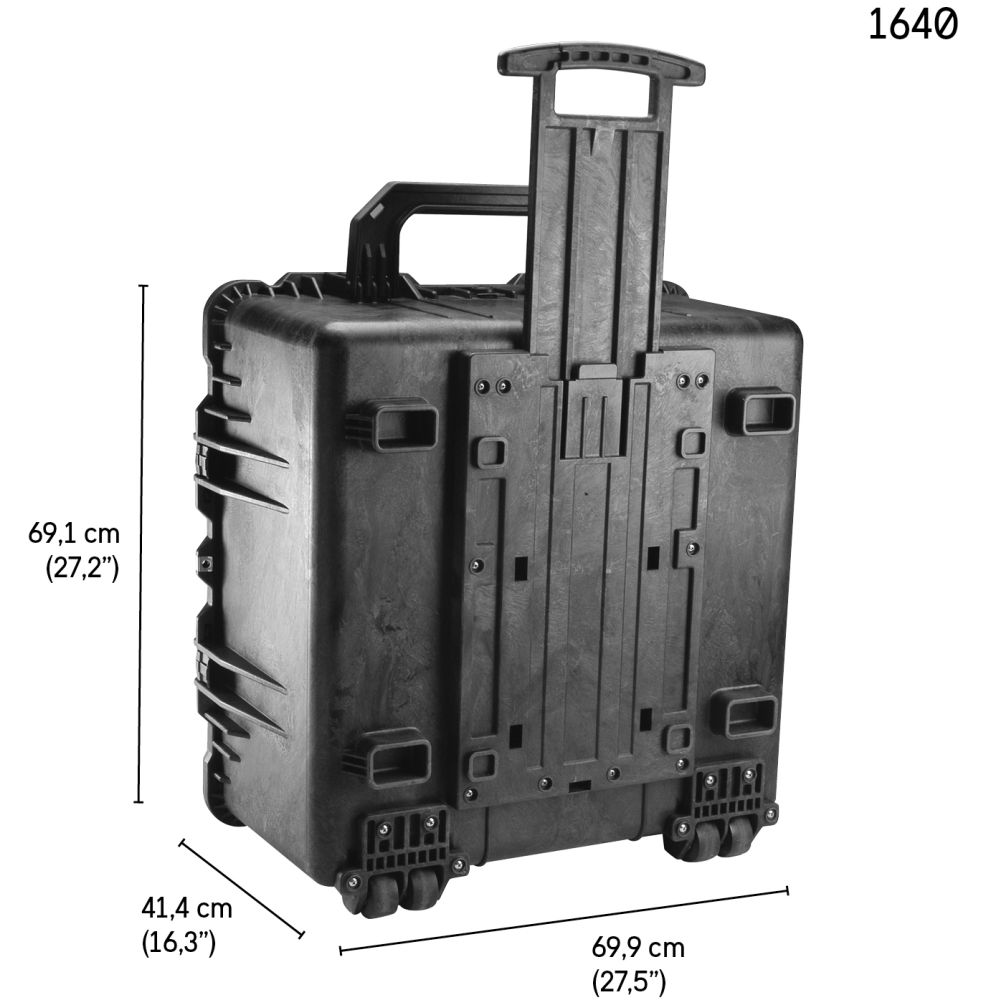 Peli 1640 Foam schwarz