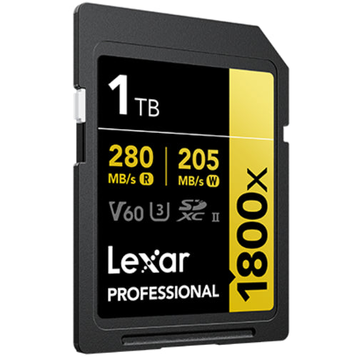 Lexar Professional Gold SD-Karte UHS-II - R280/W205 MB/s - 1TB - V60
