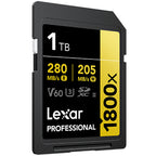 Lexar Professional Gold SD-Karte UHS-II - R280/W205 MB/s - 1TB - V60