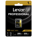 Lexar Professional Gold SD-Karte UHS-II - R280/W205 MB/s - 1TB - V60