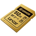 Lexar Professional Or Armor Carte SD UHS-II V60 R280/W210 MB/s IP68 – 512GB