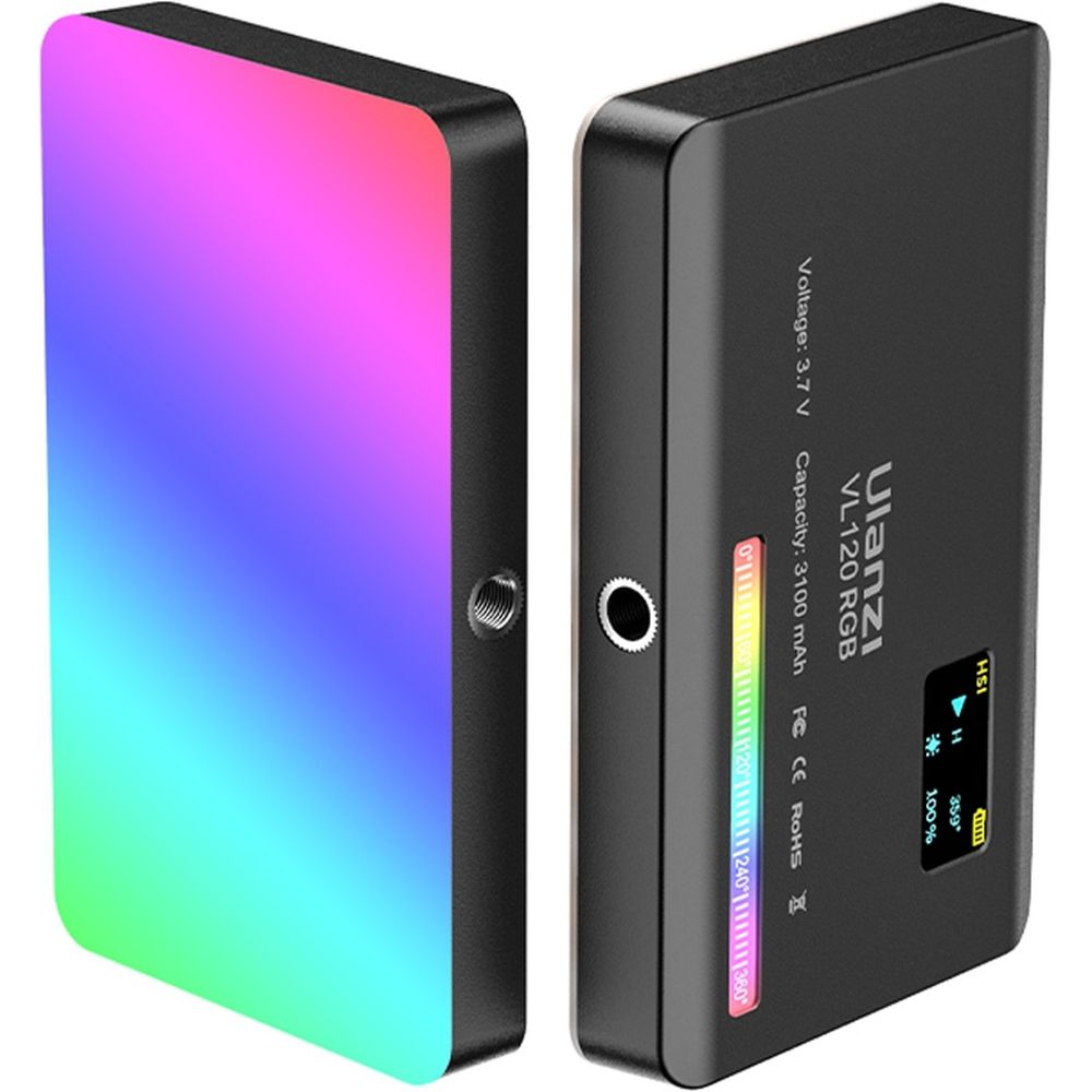 Ulanzi VIJIM VL120 Lampe vidéo LED RVB multicolore