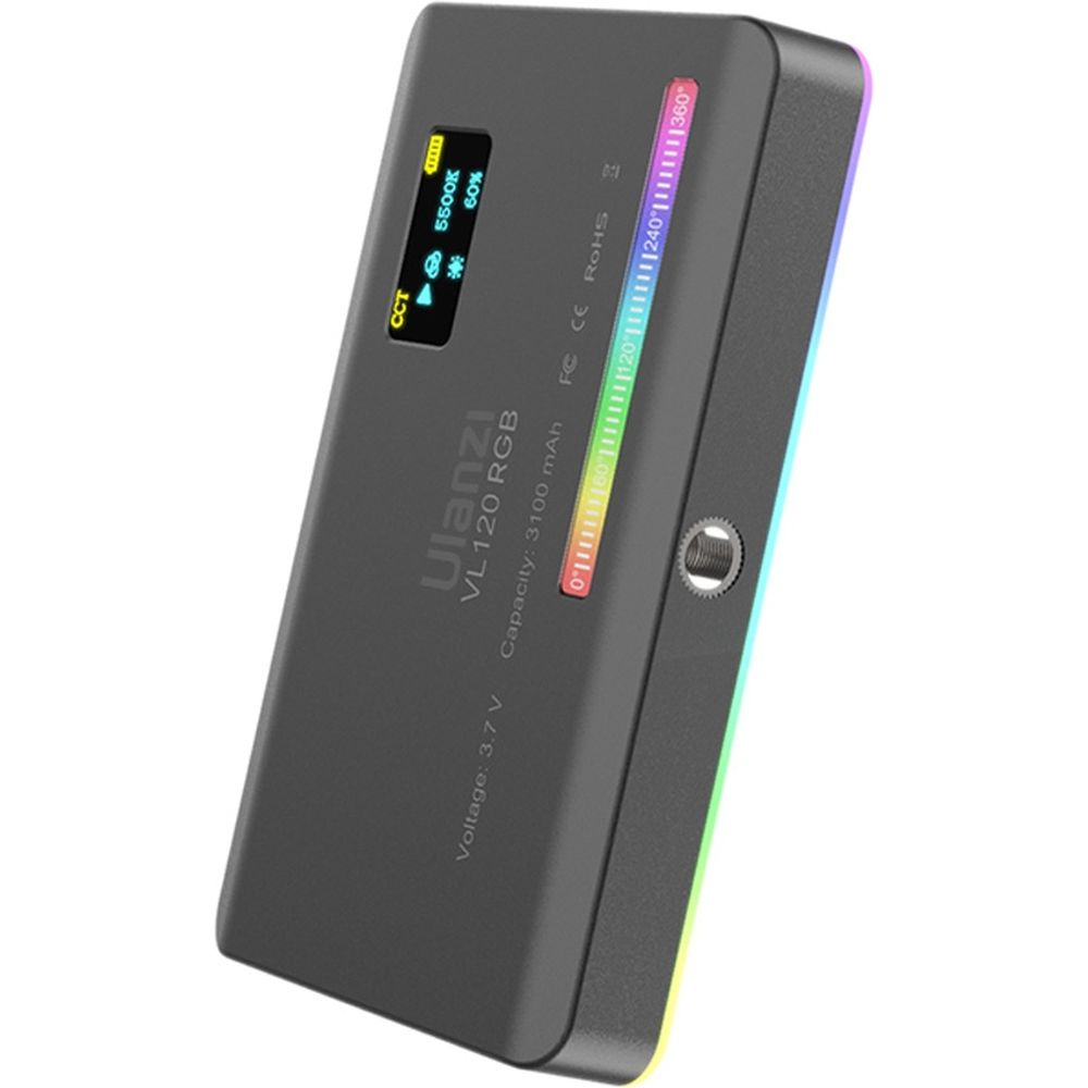 Ulanzi VIJIM VL120 Lampe vidéo LED RVB multicolore