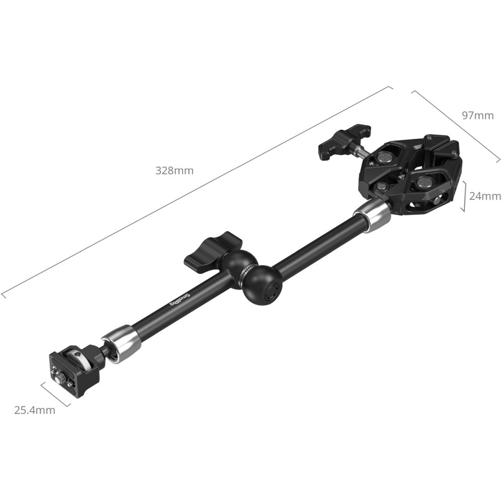 SmallRig 5312 Magic Arm mit krabbenförmiger Klemme