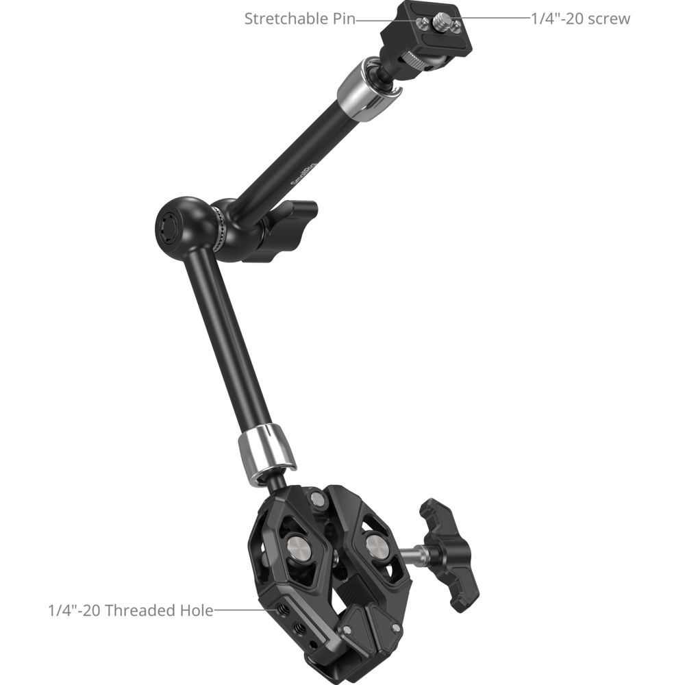 SmallRig 5312 Magic Arm mit krabbenförmiger Klemme