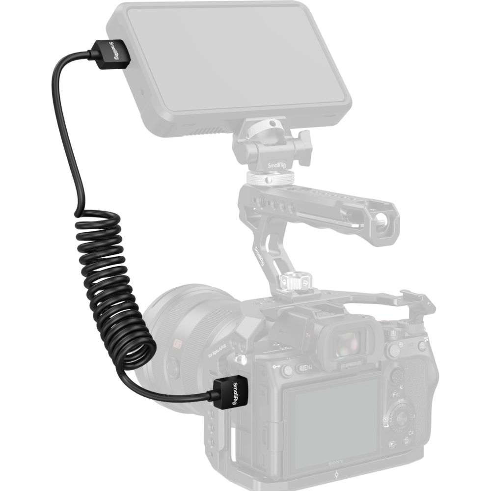 SmallRig 4963 Câble de données HDMI spiralé (A à A)