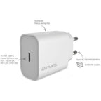 4smarts Chargeur 20W + câble USB-C de 1,5 mtr.