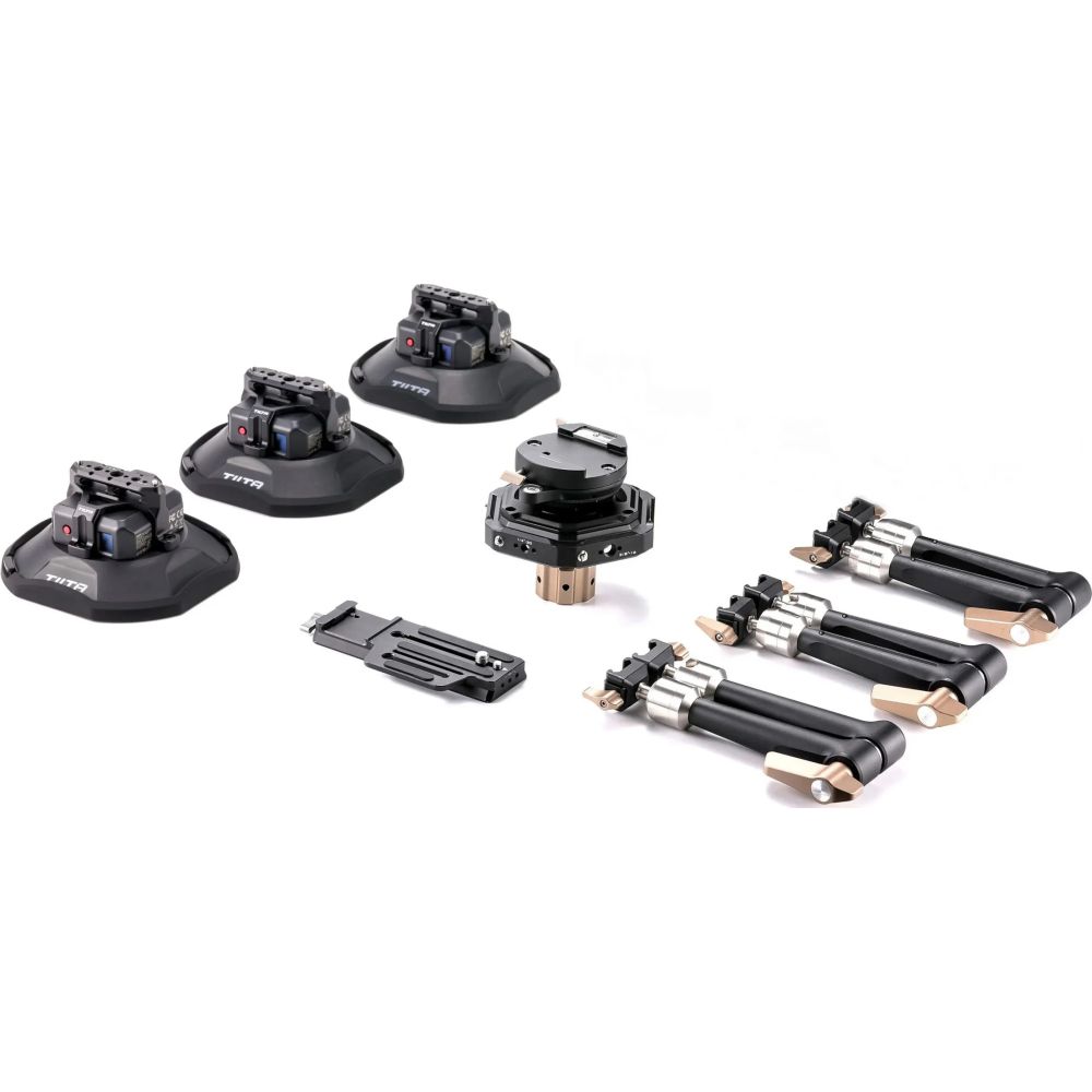 Tilta Hydra Articulating Car Mounting System mit elektronischen Saugnäpfen mit Batterie
