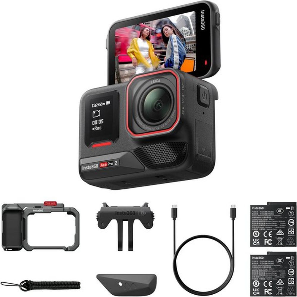 Insta360 Ace Pro 2 Dual Battery Xplorer Bundle (Dark Gray)