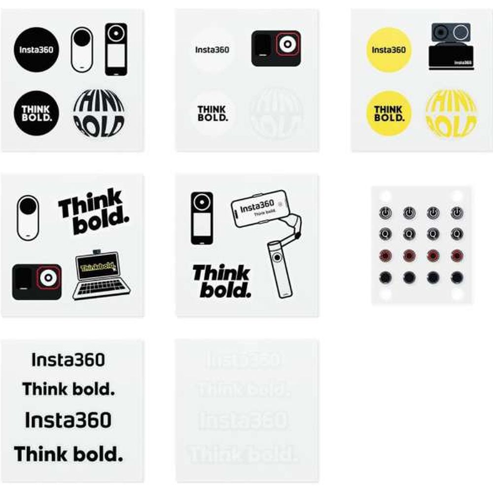 Insta360 Button Sticker Set