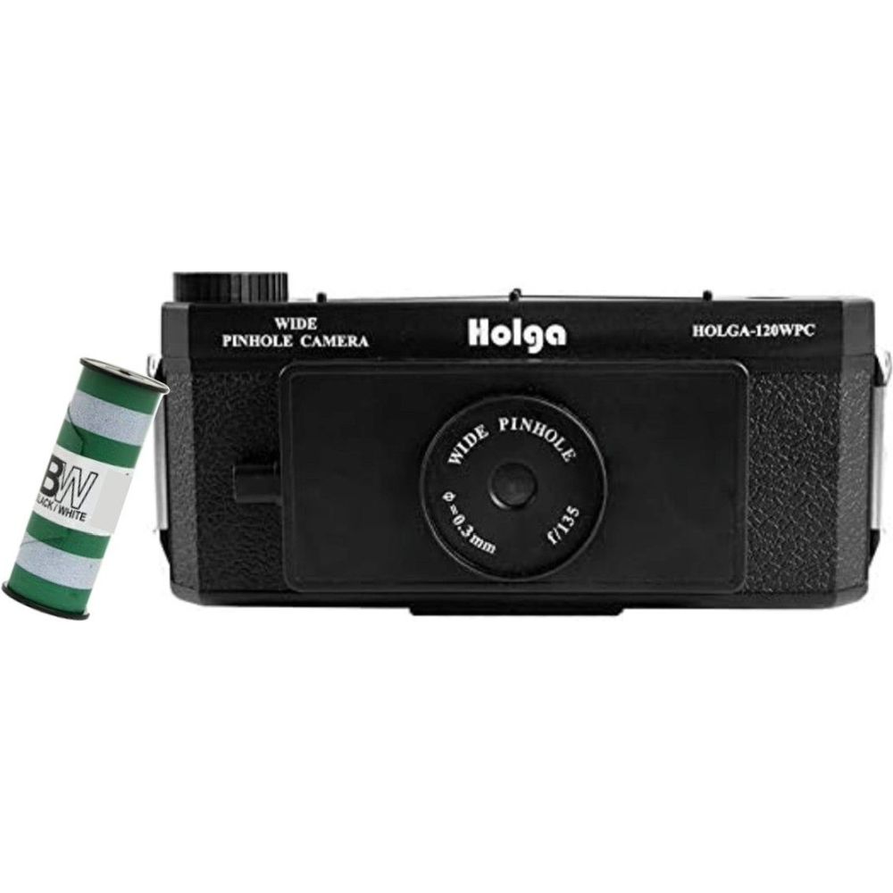 Holga 120N Weitwinkel-Pinhole-Mittelformat-Panorama-Set (inkl. B+W-Film)