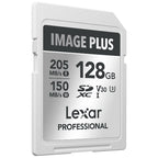 Lexar Image Plus SD-Karte UHS-I V30 R205/W150 MB/s - 128GB
