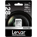 Lexar Image Plus SD-Karte UHS-I V30 R205/W150 MB/s - 128GB