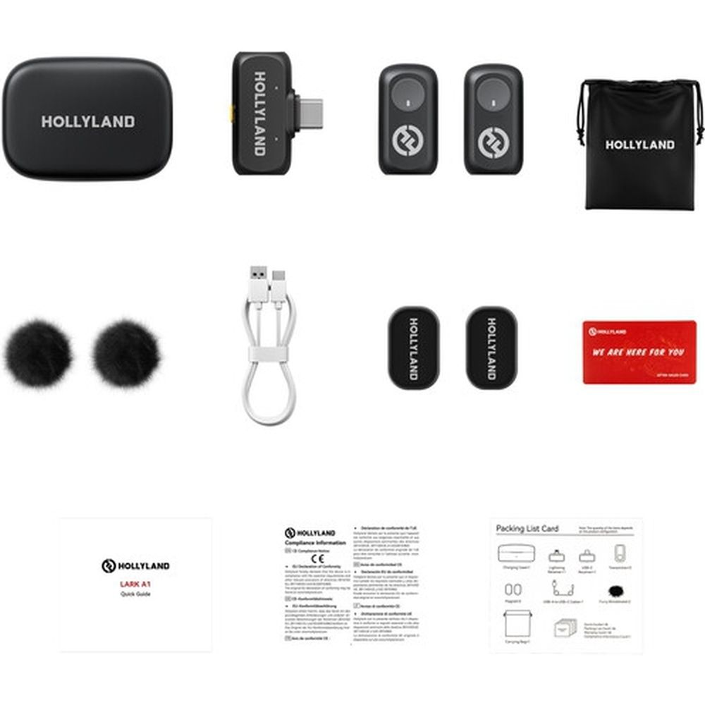 Hollyland LARK A1 Duo USB-C Drahtloses Mikrofon