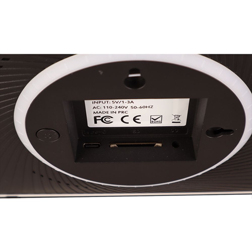 Frameo Digitaler Fotorahmen HF-109T Schwarz 10,1 Zoll mit FrameGlow