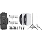 Godox Litemons LA300R Lumière vidéo LED RVB Kit de 2 lumières