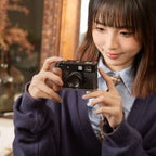SmallRig 5394 Plaque de Montage en L avec Poignée pour en Bois FUJIFILM X Half, Argent Anthracite