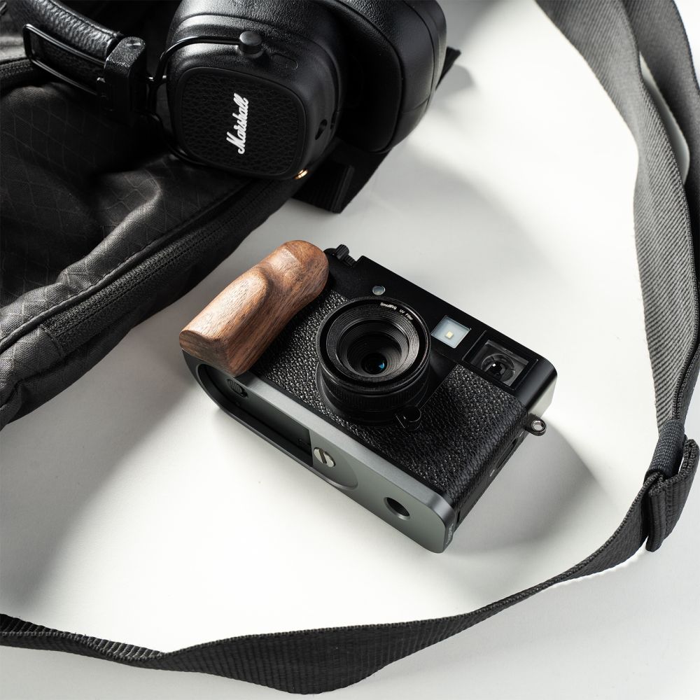 SmallRig 5394 Plaque de Montage en L avec Poignée pour en Bois FUJIFILM X Half, Argent Anthracite