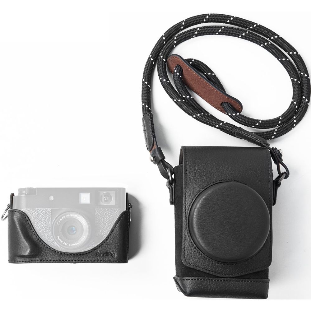 SmallRig 5219 Ledertaschen-Kit für FUJIFILM X halb, schwarz