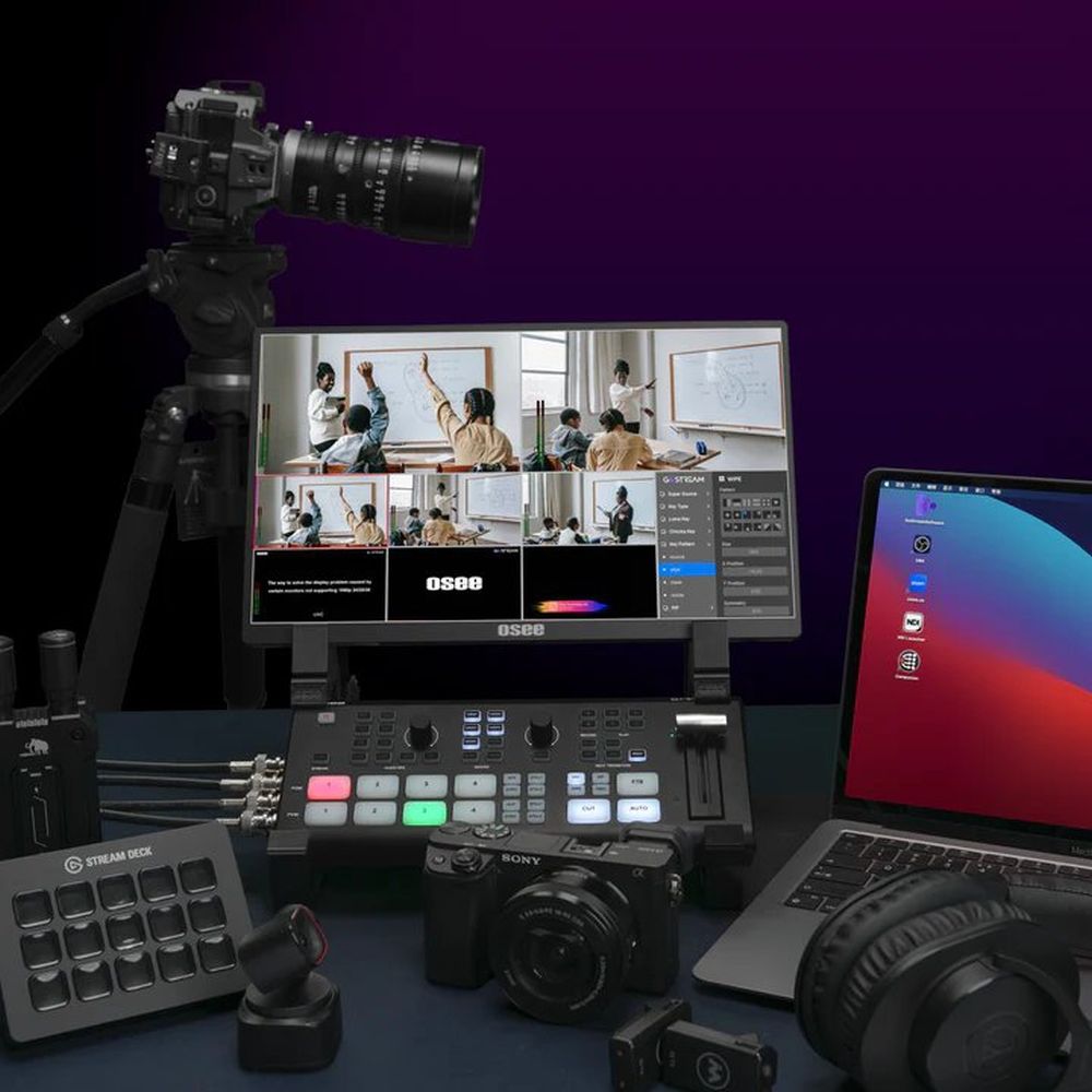 Osee Multikamera Live-Streaming Mischer SDI & HDMI