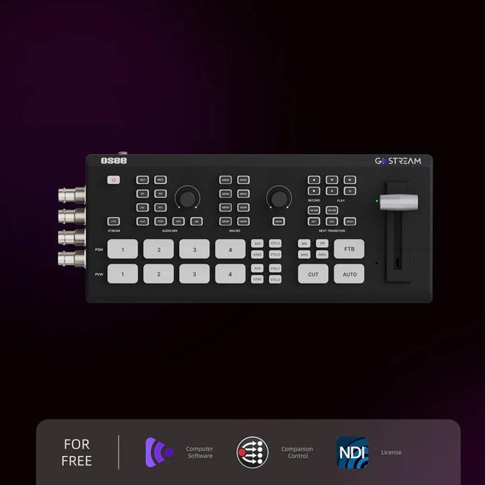Osee Multikamera Live-Streaming Mischer SDI & HDMI