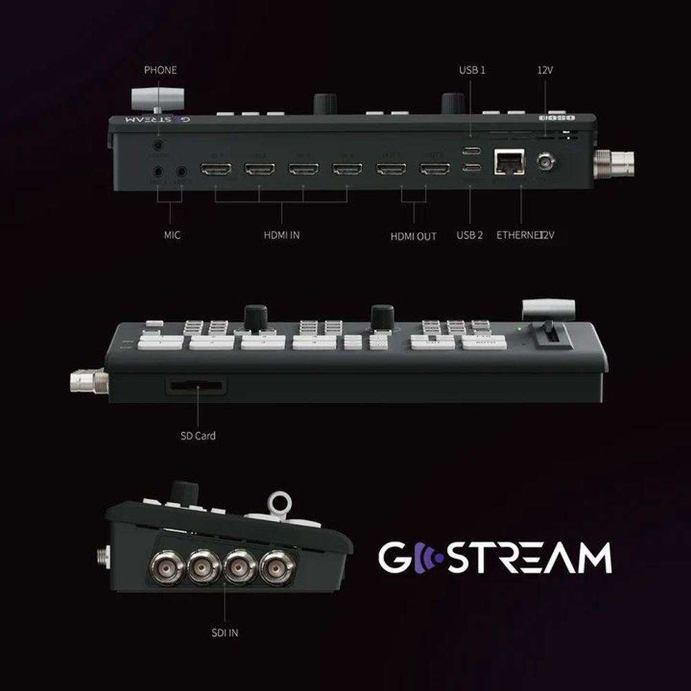 Osee Multikamera Live-Streaming Mischer SDI & HDMI