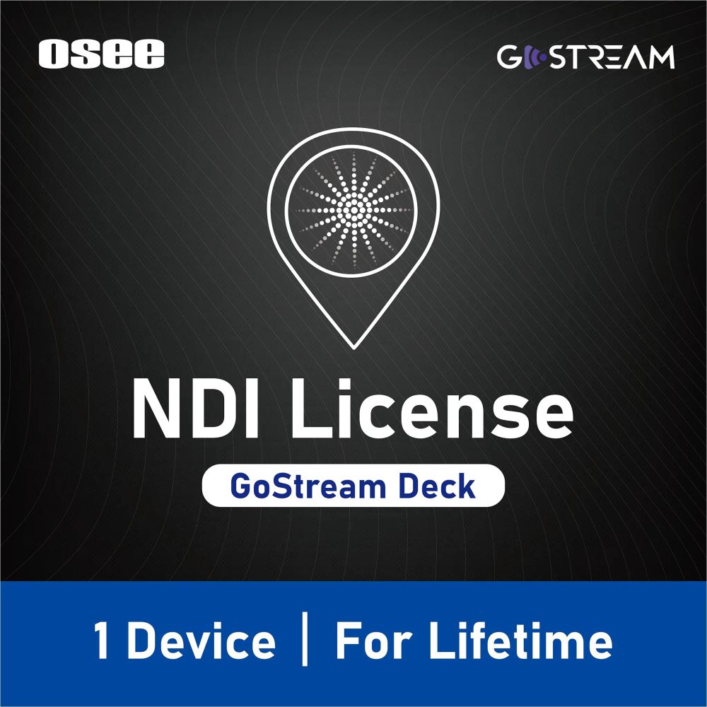 Osee NDI Licence pour GoStream Deck et Kit