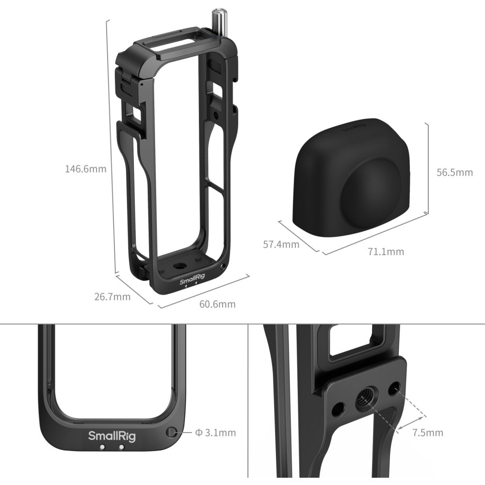 SmallRig 5195 Cage pour Insta360 X5