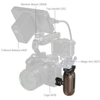 SmallRig 5238 Holzseitengriff mit 1/4"-20 & 3/8''-16 ARRI Feststellschrauben