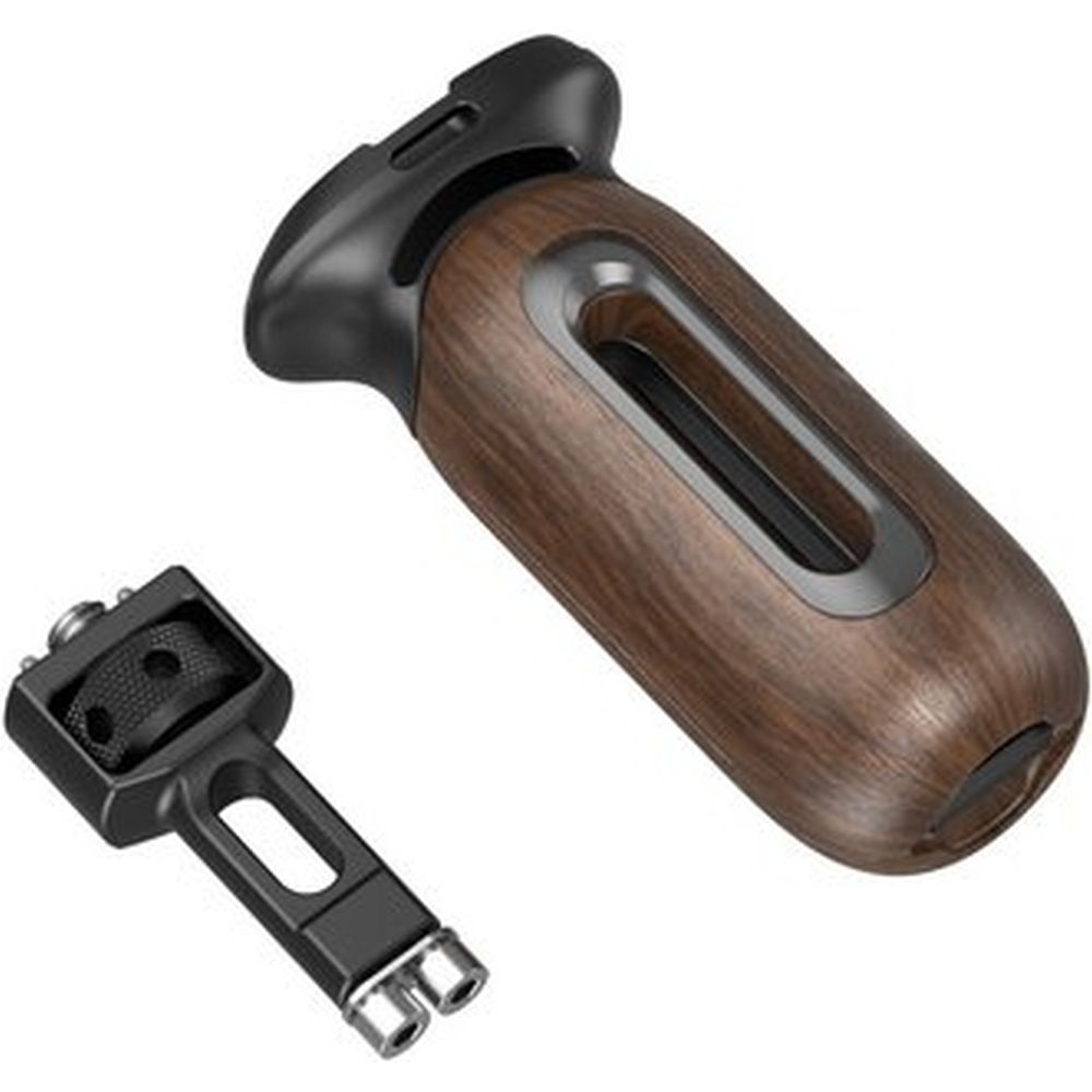 SmallRig 5238 Holzseitengriff mit 1/4"-20 & 3/8''-16 ARRI Feststellschrauben
