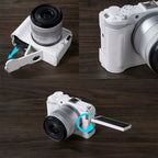 SmallRig 5431 Leather Half Case Kit for Canon EOS R50 V (White)